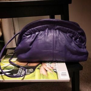Vintage Purple Italian Leather BRIO! Bag